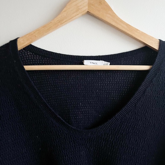 Vince Knitted Cashmere + Silk Sweater - Picture 6 of 11